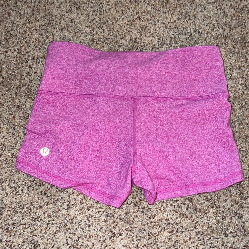 Lululemon Purple Spandex Shorts